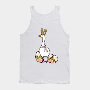 Funny Easter Bunny Ears on Gaming Goose Tank Top